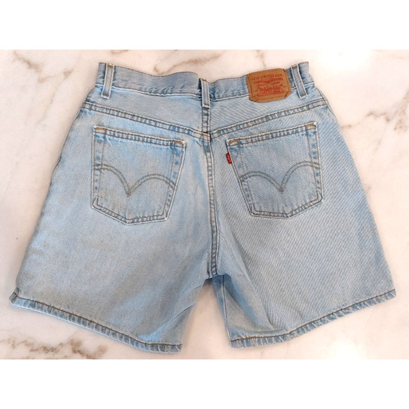 Levi's Classic Light Blue Jean Shorts Women's Size 10 USA VTG 90's - Picture 2 of 9